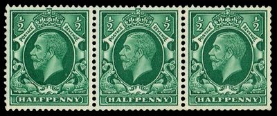 GB KING GEORGE V 1934, ½d GREEN, Sg.439, Mi 177X, USED