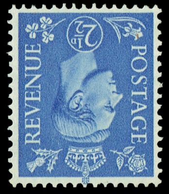 GB KING GEORGE VI 1937, 2½d ULTRAMARINE, SG466Wi, MNH GB KING GEORGE VI 1937, 2½d ULTRAMARINE, SG466Wi, MNH