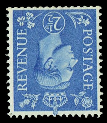 GB KING GEORGE VI 1937, 2½d ULTRAMARINE, SG466Wi, MNH GB KING GEORGE VI 1937, 2½d ULTRAMARINE, SG466Wi, MNH