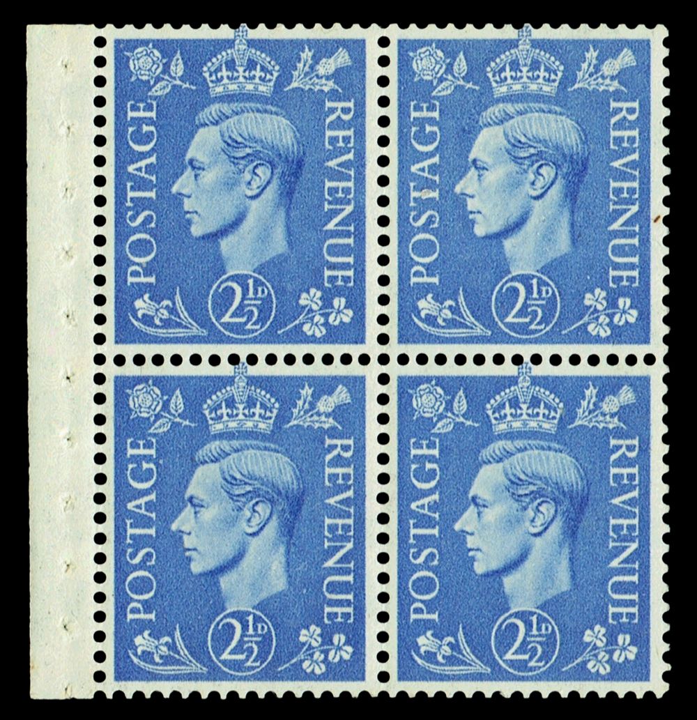 GB KING GEORGE VI 1937, 2½d ULTRAMARINE, SG466c, MNH