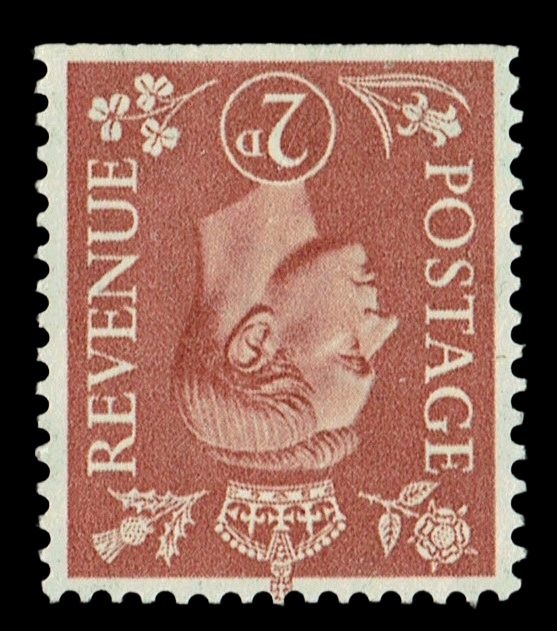 GB KING GEORGE VI 1951, 2d PALE RED-BROWN, SG506Wi, MNH GB KING GEORGE VI 1951, 2d PALE RED-BROWN, SG506Wi, MNH