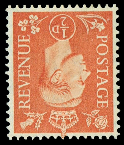 GB KING GEORGE VI 1951, ½d PALE ORANGE, SG503Wi, MNH