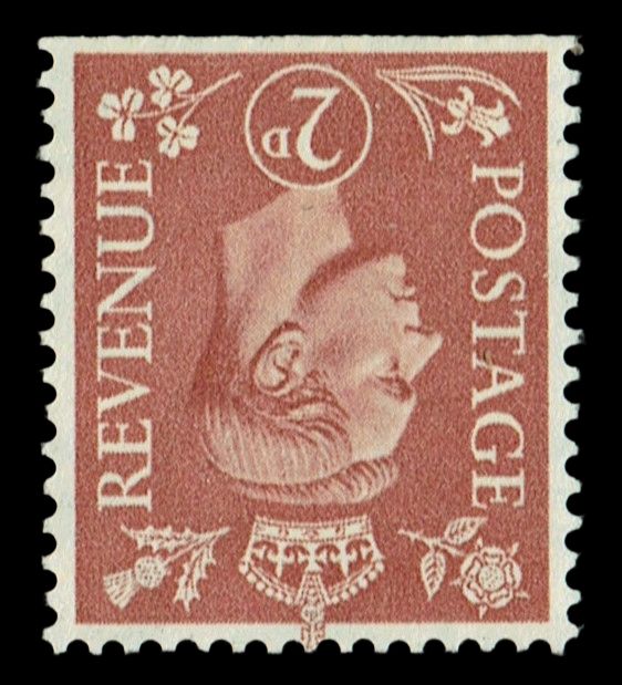 GB KING GEORGE VI 1951, 2d PALE RED-BROWN, SG506Wi, MNH GB KING GEORGE VI 1951, 2d PALE RED-BROWN, SG506Wi, MNH