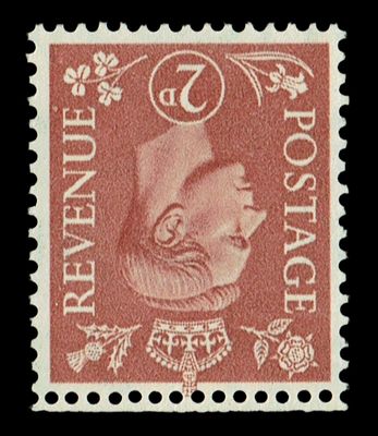 GB KING GEORGE VI 1951, 2d PALE RED-BROWN, SG506Wi, MNH