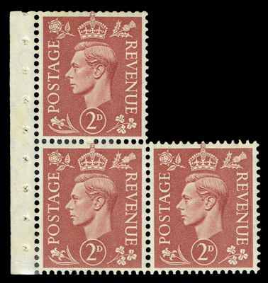 GB KING GEORGE VI 1951, 2d PALE RED-BROWN, SG506d, MNH
