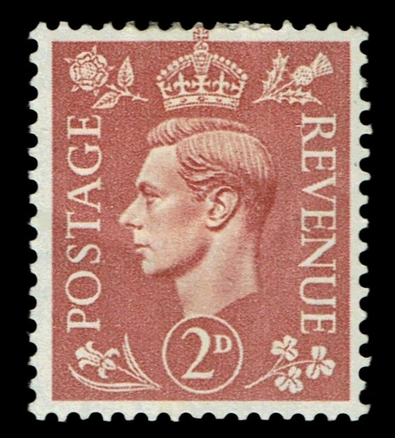 GB KING GEORGE VI 1951, 2d PALE RED-BROWN, SG506, Mint Hinged GB KING GEORGE VI 1951, 2d PALE RED-BROWN, SG506, Mint Hinged