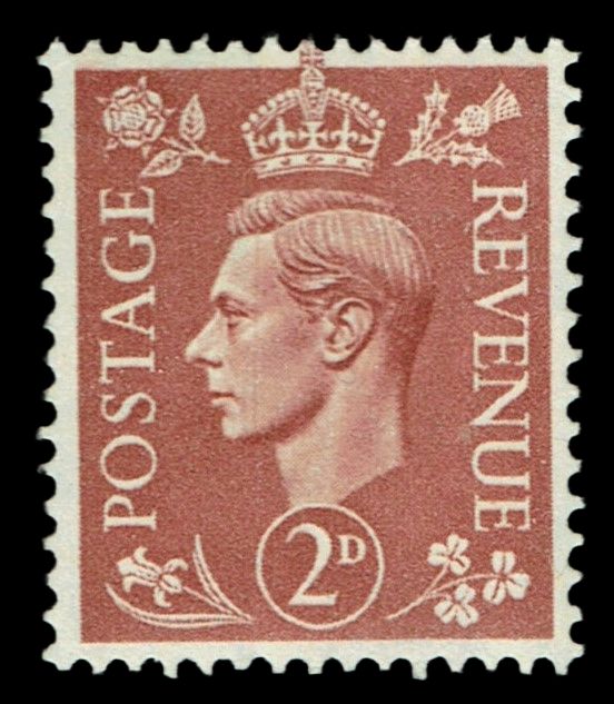 GB KING GEORGE VI 1951, 2d PALE RED-BROWN, SG506, Mint Hinged