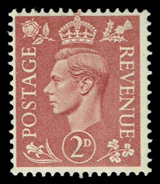 GB KING GEORGE VI 1951, 2d PALE RED-BROWN, SG506, Mint Hinged GB KING GEORGE VI 1951, 2d PALE RED-BROWN, SG506, Mint Hinged