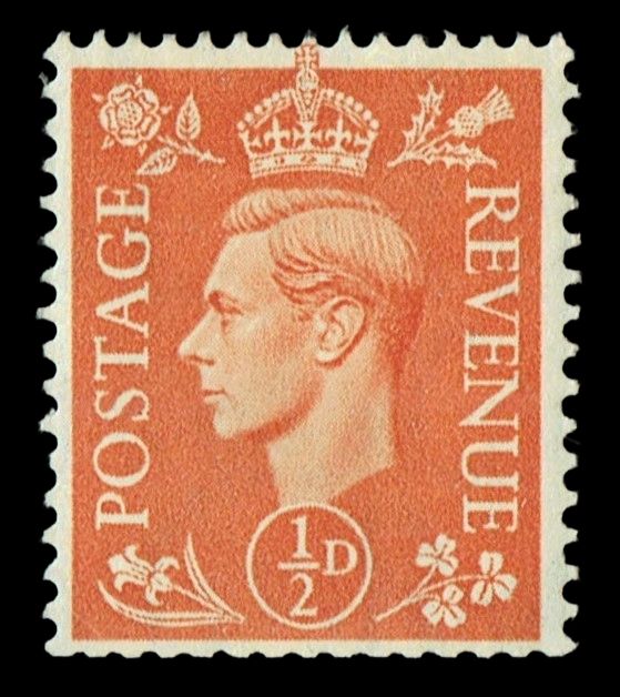 GB KING GEORGE VI 1951, ½d PALE ORANGE, SG503, MNH