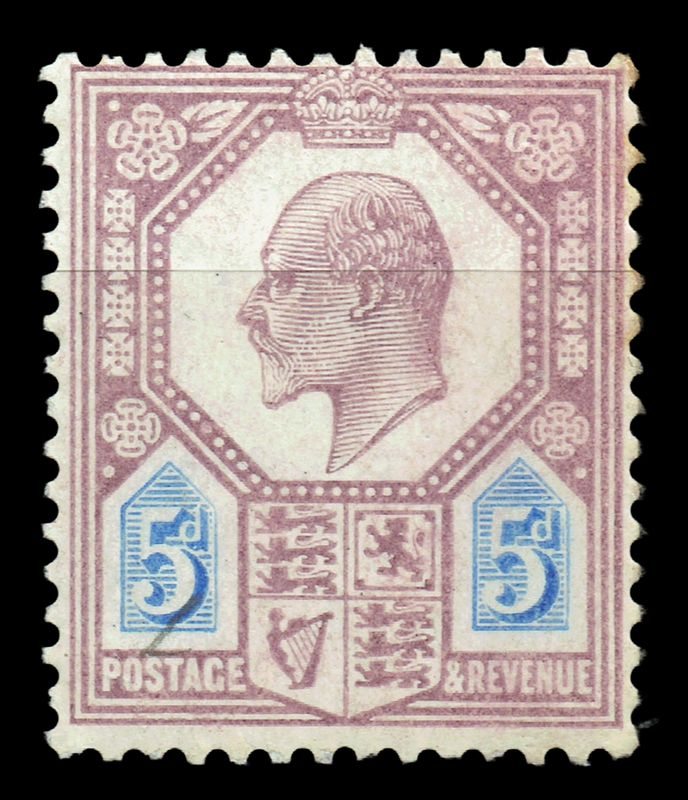 GB KING EDWARD VII, 1906, 5d SLATE PURPLE & ULTRAMARINE, Sg.242, Mi.110Ix, MM