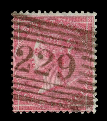 GB QUEEN VITORIA 1857, ERROR, 4d ROSE-CARMIN, Sg.66, Used GB QUEEN VITORIA 1857, ERROR, 4d ROSE-CARMIN, Sg.66, Used