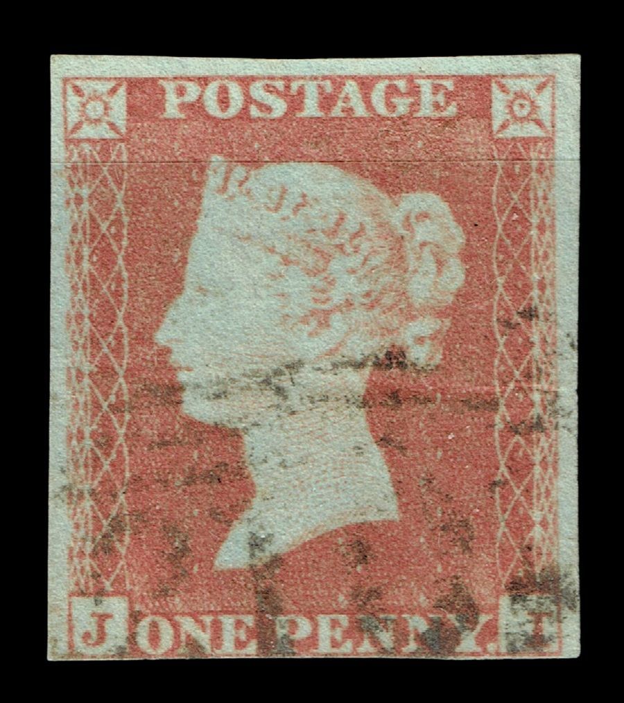 GB QUEEN VITORIA 1841, 1d RED-BROWN, Sg.8, Pl.12, J-I, 4MARGINS, Used GB QUEEN VITORIA 1841, 1d RED-BROWN, Sg.8, Pl.12, J-I, 4MARGINS, Used