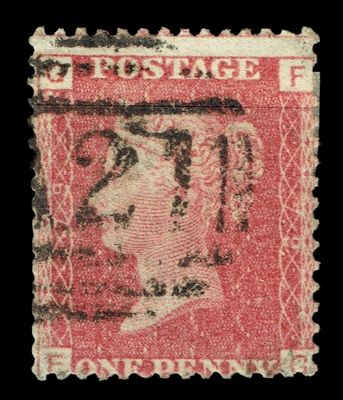 GB QUEEN VICTORIA 1855/64, 1d RED BROWN SG 43/44, Pl.79, GF-FG, Used GB QUEEN VICTORIA 1855/64, 1d RED BROWN SG 43/44, Pl.79, GF-FG, Used