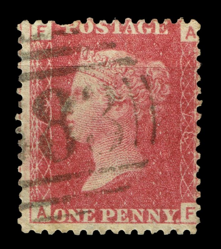 GB QUEEN VICTORIA 1855/64, 1d RED BROWN SG 43/44, Pl.78, FA-AF, Used