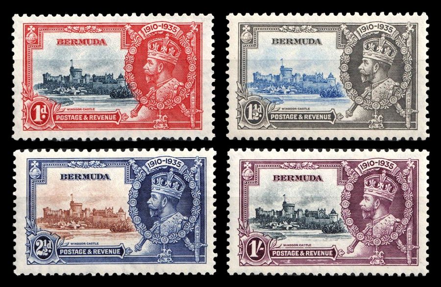 BERMUDA 1935, SILVER JUBILEE Complete Set SG 94-97, MNH BERMUDA 1935, SILVER JUBILEE Complete Set SG 94-97, MNH