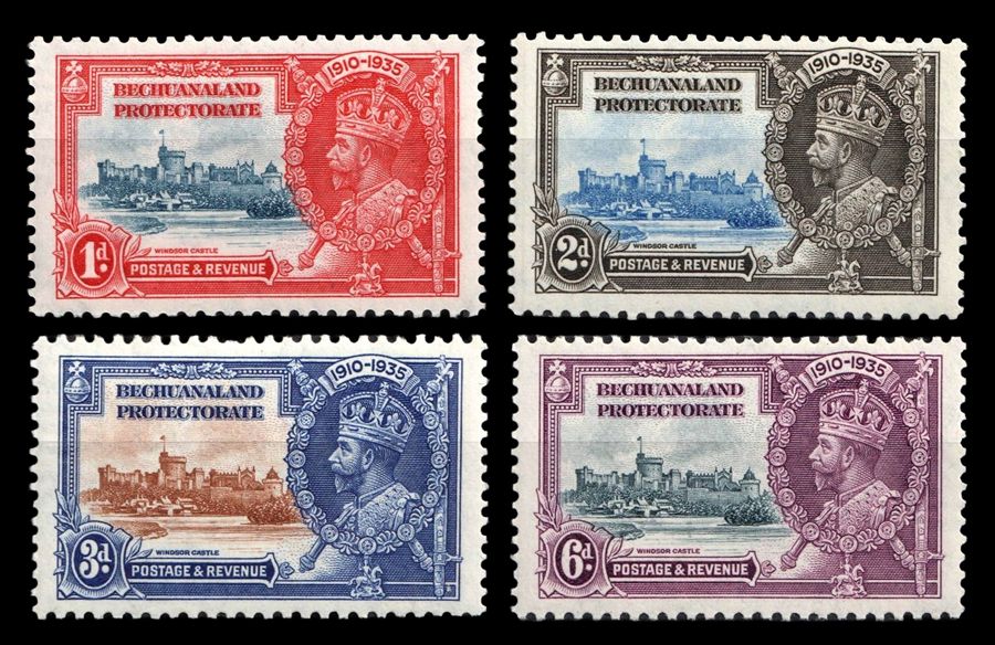 BECHUANALAND 1935, SILVER JUBILEE Complete Set SG 111-114, MNH