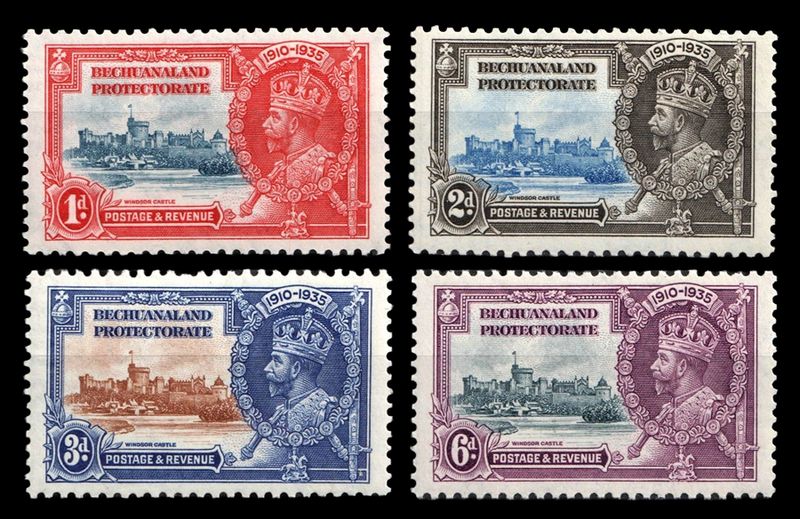 BECHUANALAND 1935, SILVER JUBILEE Complete Set SG 111-114, MNH