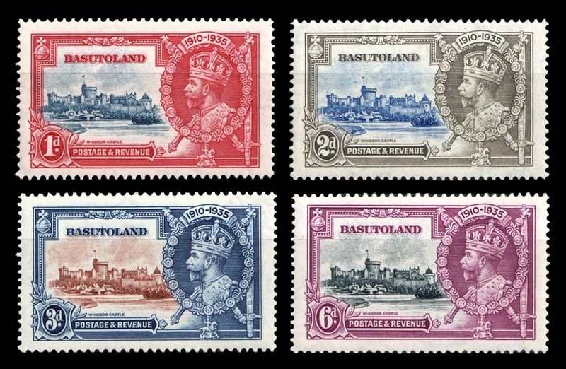 BASUTOLAND 1935, SILVER JUBILEE Complete Set SG 11-14, MNH