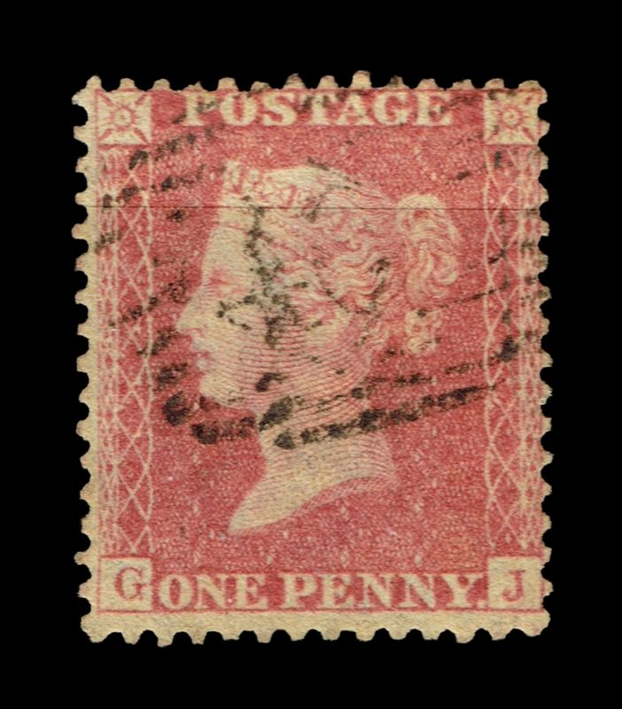 GB QUEEN VICTORIA 1855/64, 1d Penny Red, SG 40 Plate 52, G-J, Used
