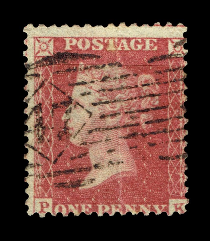 GB QUEEN VITORIA 1841, 1d RED-BROWN, Sg.36, Pl.38, P-K, Used