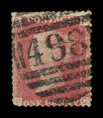 GB Queen Victoria 1855/64, 1d Red-Brown SG 43/44, Plate 137, FG-GF, Used GB Queen Victoria 1855/64, 1d Red-Brown SG 43/44, Plate 137, FG-GF, Used