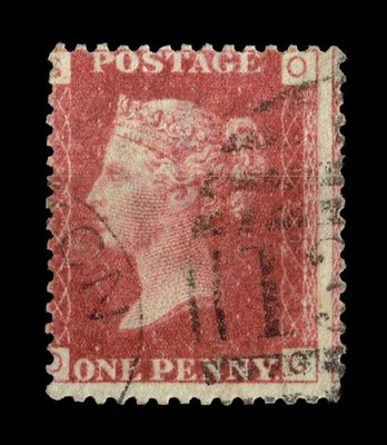 GB Queen Victoria 1855/64, 1d Red-Brown SG 43/44, Plate 120, OG-GO, Used GB Queen Victoria 1855/64, 1d Red-Brown SG 43/44, Plate 120, OG-GO, Used