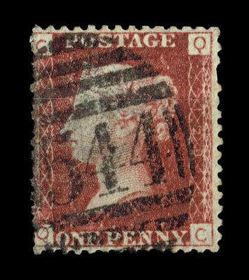 GB Queen Victoria 1855/64, 1d Red-Brown SG 43/44, Plate 120, QC-CQ, Used GB Queen Victoria 1855/64, 1d Red-Brown SG 43/44, Plate 120, QC-CQ, Used