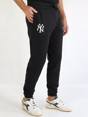 Pantalone tuta Nero Uomo NewYork Yankees New Era TEAM LOGO JOGGER NEYYAN NY Felpato Fleece art. 12827224