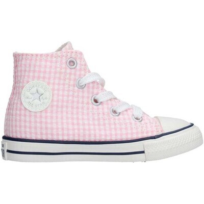 Converse All Star Classic Alte Bianco Rosa Art. 760972C Converse All Star Classic Alte Bianco Rosa Art. 760972C