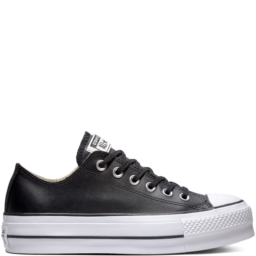 Converse All Star Platform Pelle Nero Art. 561681C