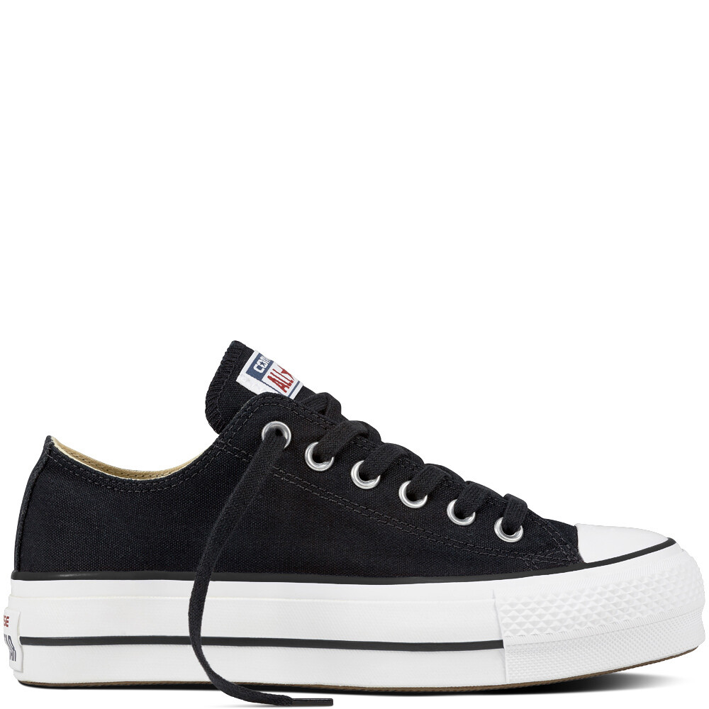 Converse Platform Basse Nero Tela All Star Art. 560250C