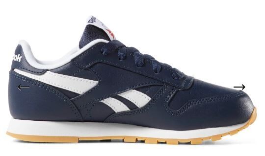 Scarpe Reebok Classic Leather colore Blu pelle suola in gomma art. DV4572