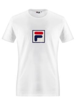 Maglietta Fila bianco Evan 2.0 box logo sul petto art. 682099 M67