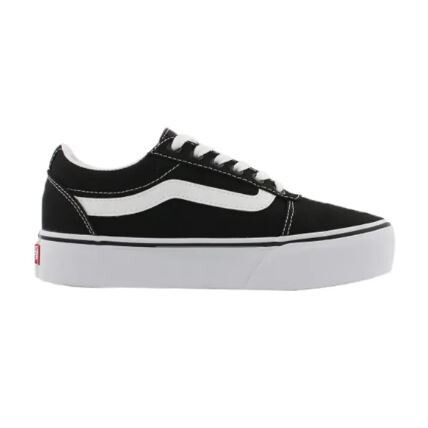 Vans Ward Platform Nero / Bianco Tela Art. VN0A3TLC187