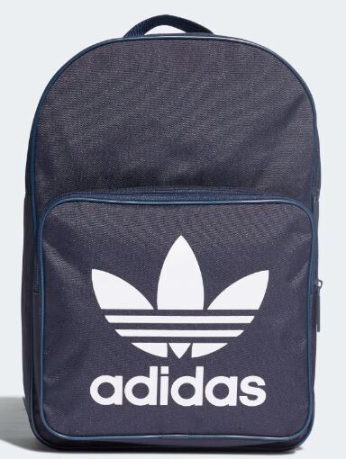 Zaino Adidas blu logo Trefoil bianco art. DW5189