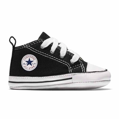 Sneakers Converse culla nero Chuck Taylor First Star bambini art. 8J231