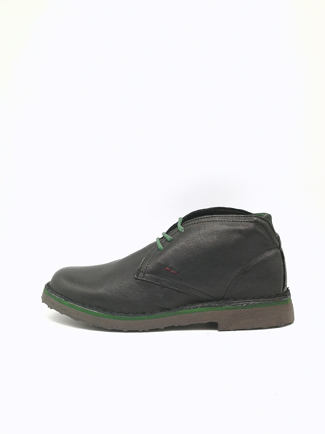 Polacchino Nero in Pelle Martellata Uomo ColBaffo® Scarpe Stringate artigianali  Nere BlackPelle Morbida Martellata Effetto Vintage Calzata Comfort art. 6037