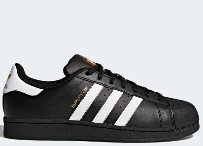 Scarpe Adidas Superstar Foundation nero bianco art. B27140