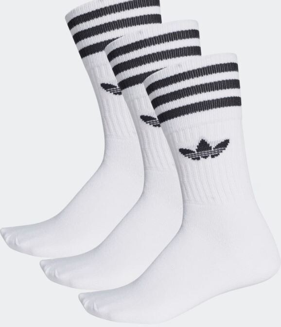 Calze Adidas bianco trifoglio cotone 3 paia uomo art. S21489