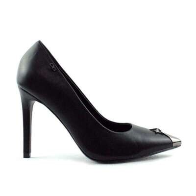 Décolleté a punta 06 Milano nero tacco 10 cm scarpe donna art. DE0208