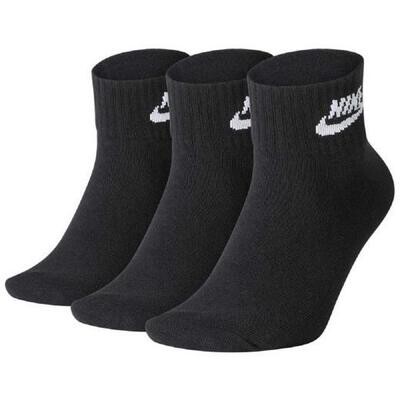 Calze Nike nero Everyday Plus caviglia logo bianco art. SK0110 010