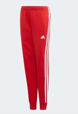 Pantaloni Adidas rosso ragazzo YB 3 Stripes art. ED6478