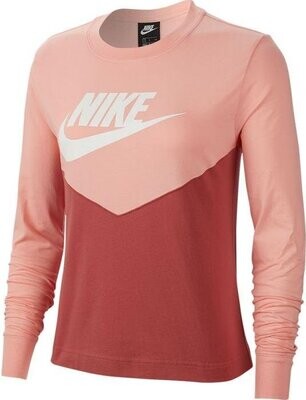 Maglia sportiva Nike manica lunga rosa cipria donna art. BV5007 897