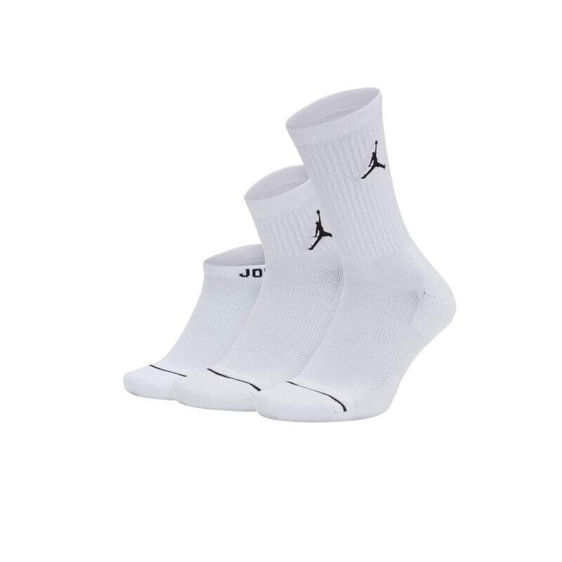 Calzini Jordan bianchi Waterfall 3 paia socks art. SX6274 100