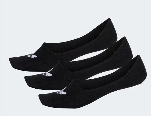 Calzini Adidas Low Cut nero no show tre paia art. DW4132