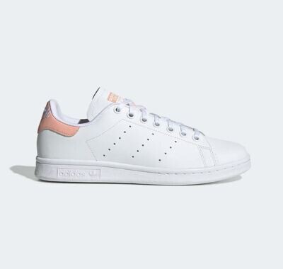 Scarpe Adidas Stan Smith bianco tallone rosa scritta corsivo donna art.EE7571 Scarpe Adidas Stan Smith bianco tallone rosa scritta corsivo donna art.EE7571