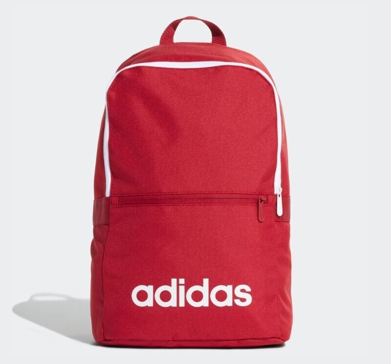 Zaino Adidas rosso Linear Classic Daily art. ED0290