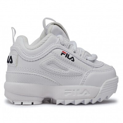 Sneakers Fila Disruptor Infants bianco neonato art. 1010826.1FG