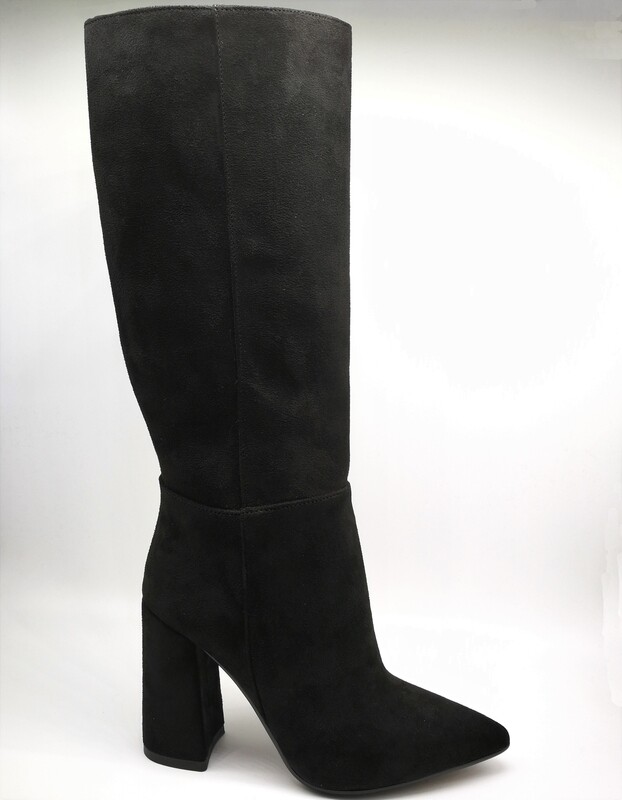 Stivale a punta Colbaffo nero camoscio donna art. 321NER Stivale a punta Colbaffo nero camoscio donna art. 321NER