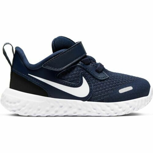 Scarpe Sportive Bambino Nike Revolution 5 Blu-Bianco Mesh art. BQ5673 402